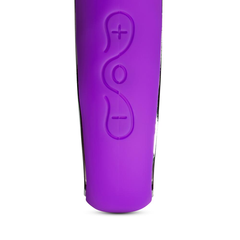 10-Speed Purple Color Rechargeable Silicone Vibrator