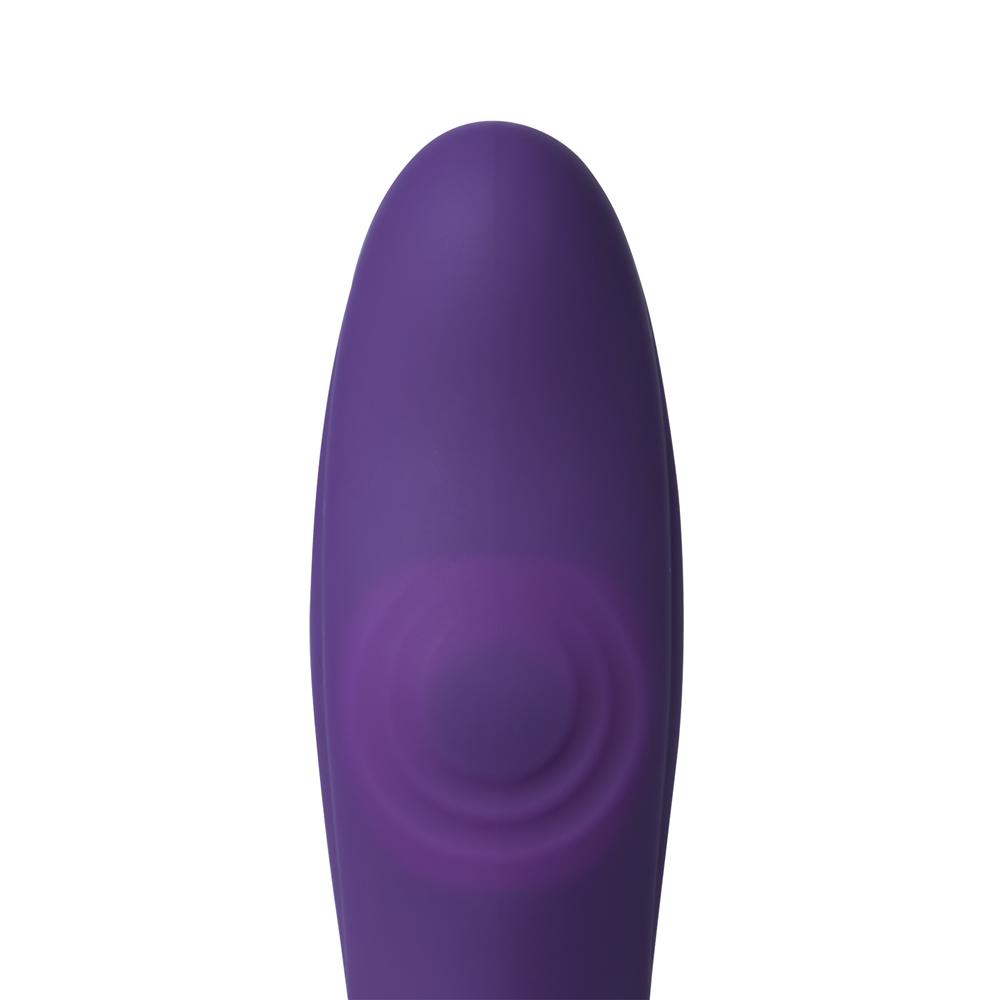 10-Speed Purple Color Silicone Clitoral and G-Spot Vibrator ( 3 Functions in 1 Sex Toy )