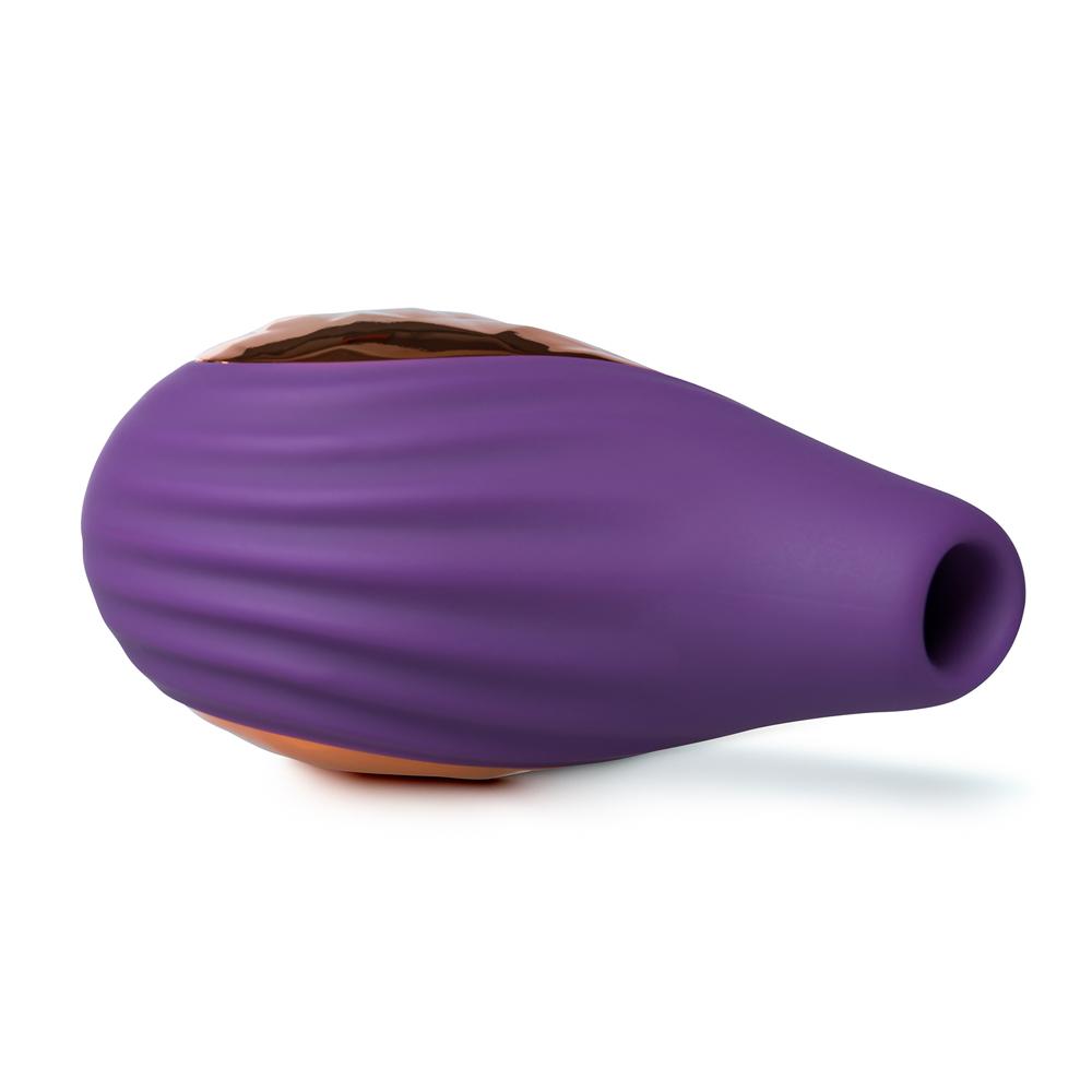 10-Speed Purple Color Silicone Clitoral Massager