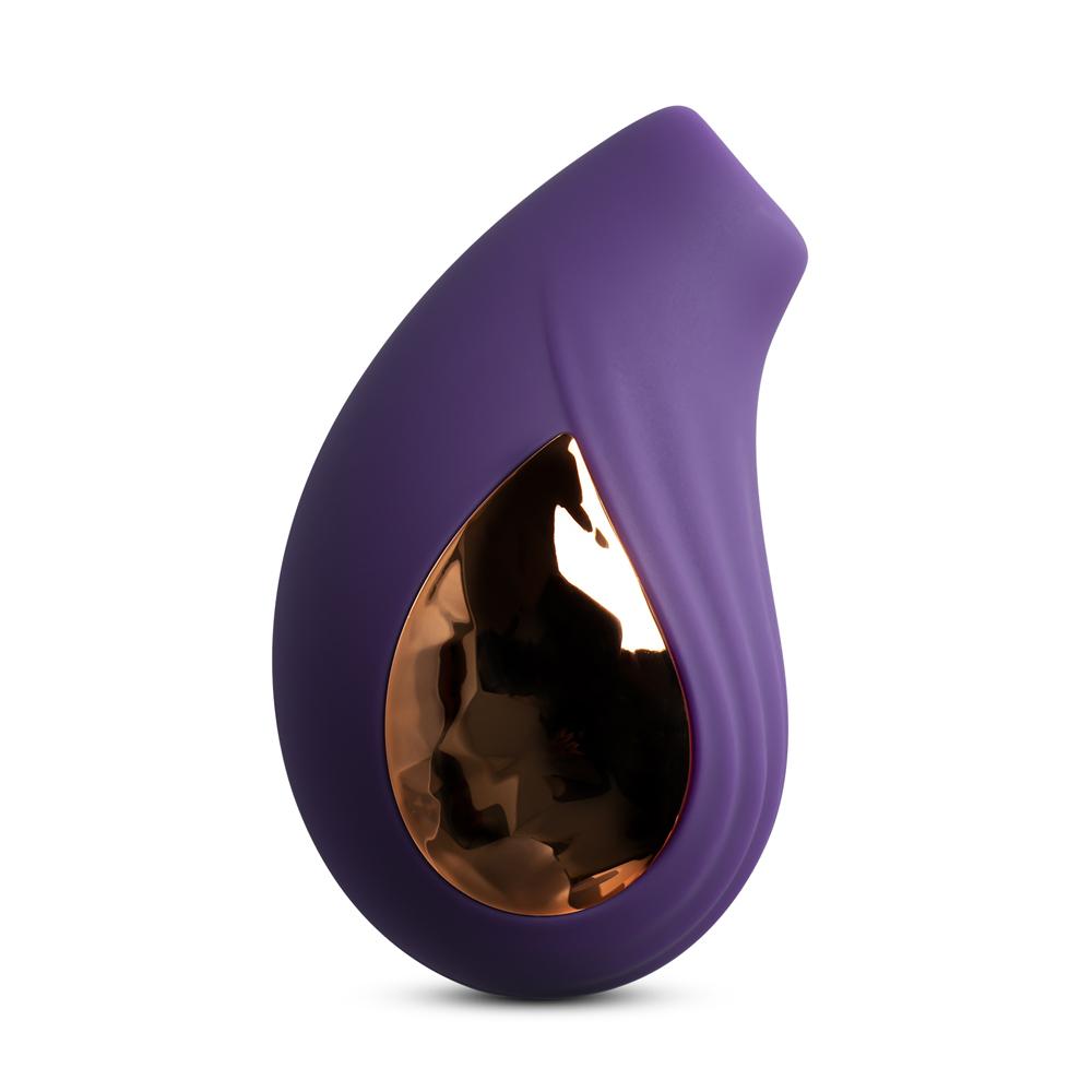 10-Speed Purple Color Silicone Clitoral Massager