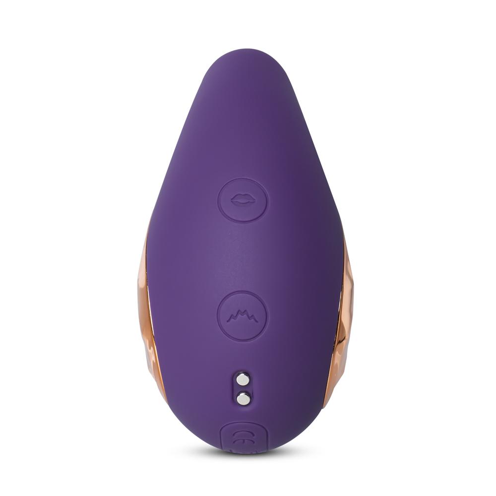 10-Speed Purple Color Silicone Clitoral Massager