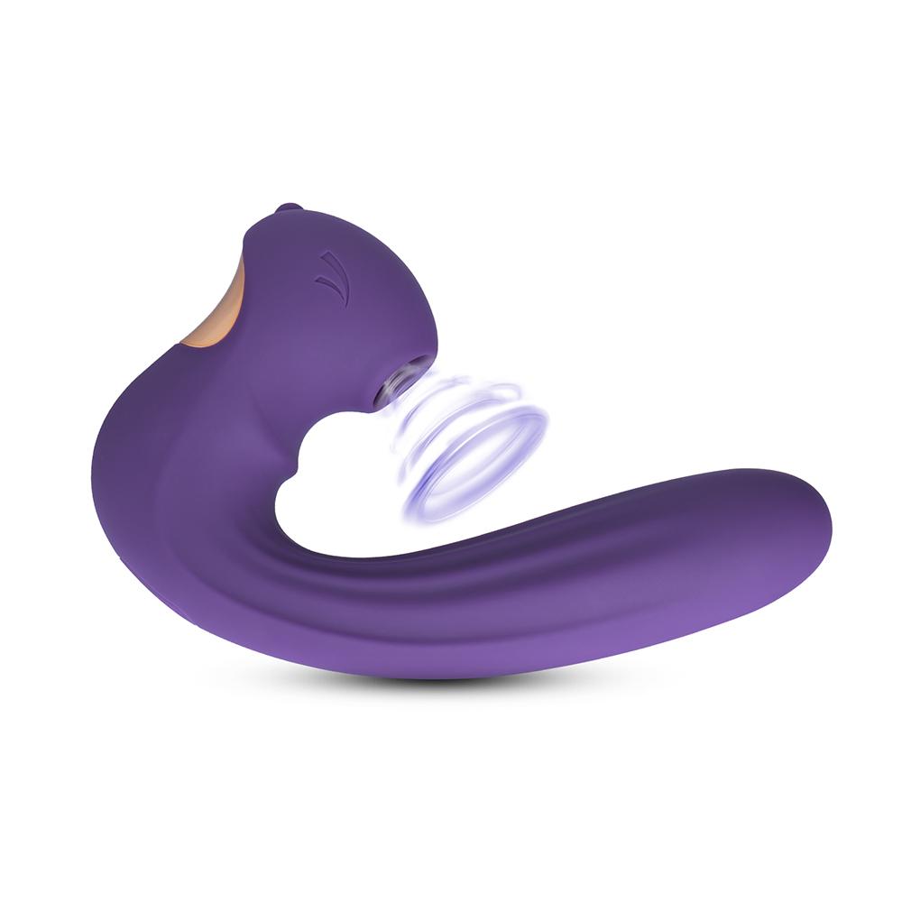 10-Speed Purple Color Silicone Clitoral Squirrel Vibrator