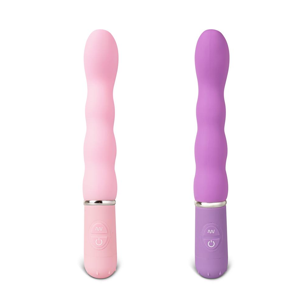 10-Speed Purple Silicone G-Spot Vibrator