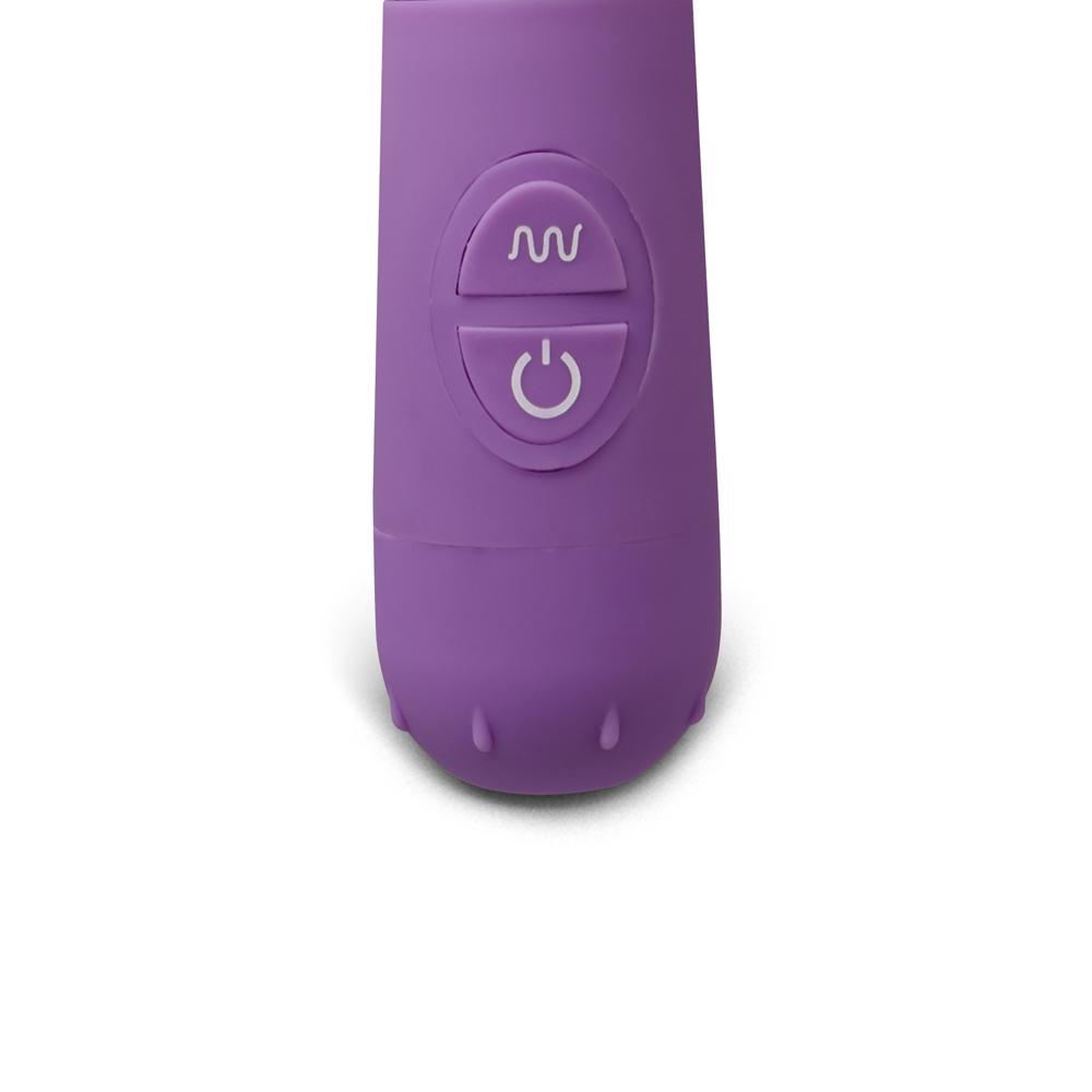 10-Speed Purple Silicone Realistic Dildo Vibrator