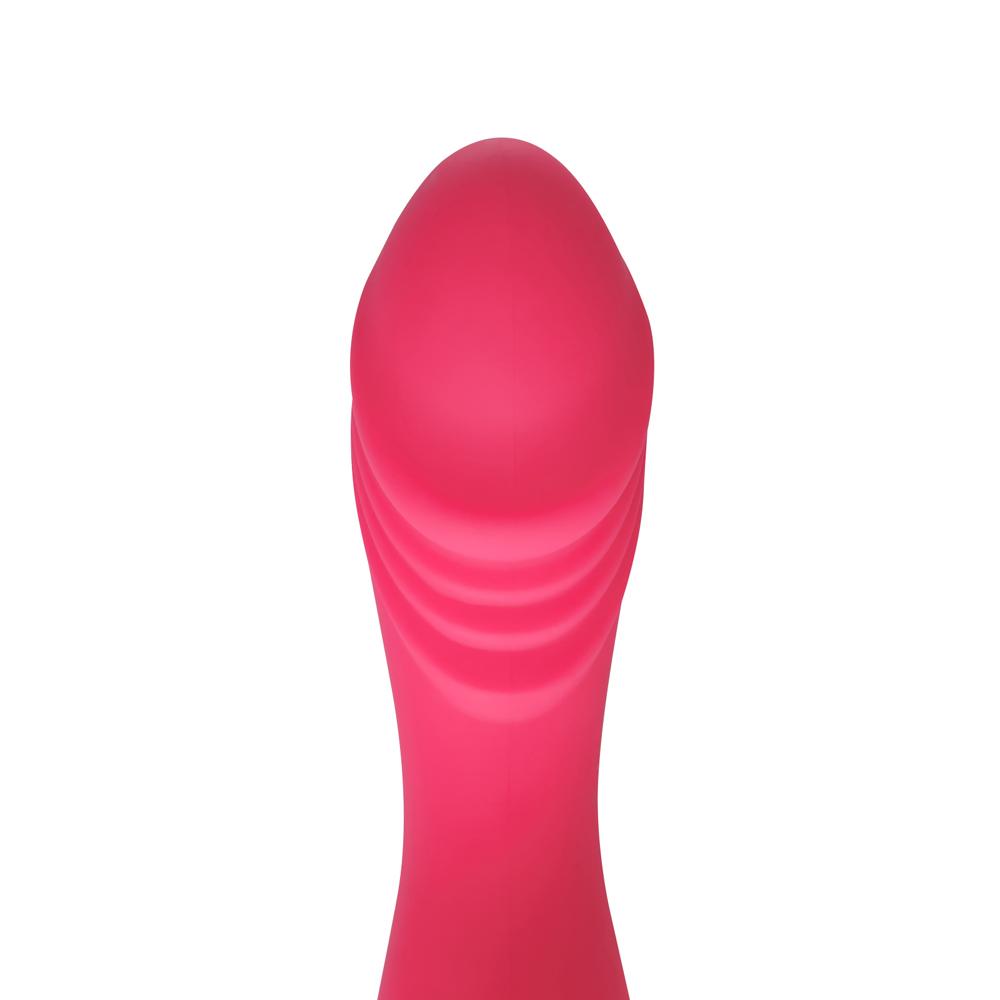 10-Speed Red Color Silicone Double Ended Wand Massager