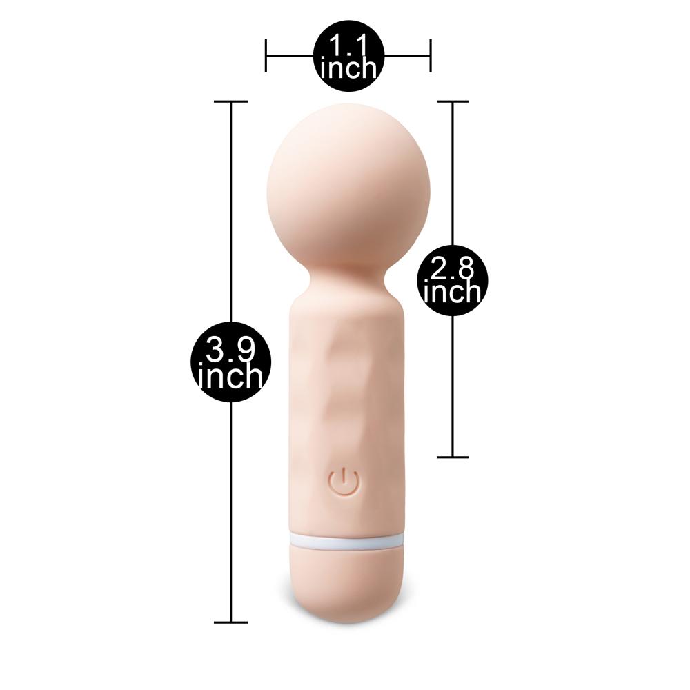 10-Speed Silicone USB Rechargeable Mini Vibrator