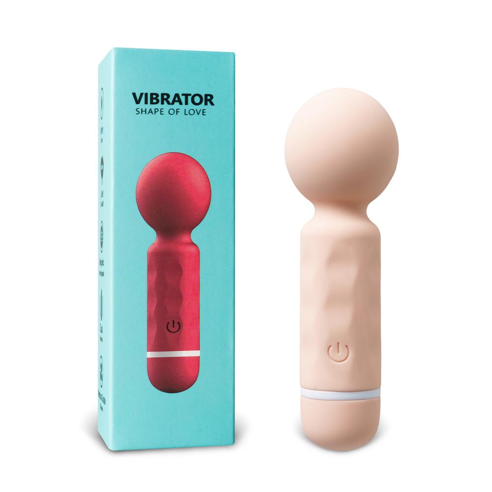 10-Speed Silicone USB Rechargeable Mini Vibrator