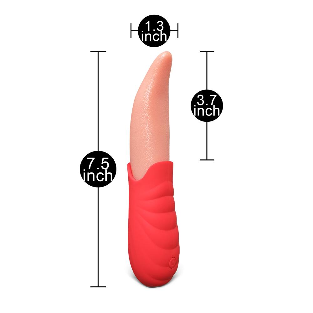 10-Speed Silicone Vibrating Tongue