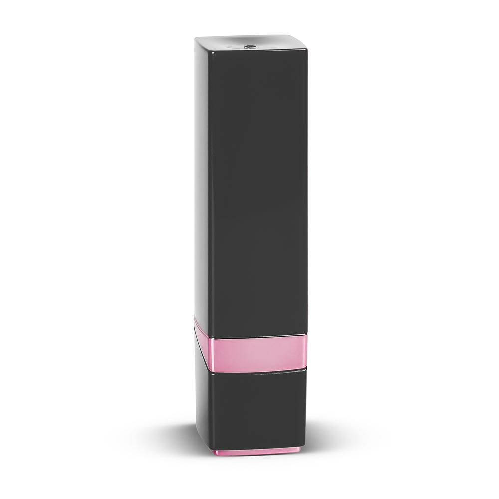 10 Speeds Black Color Rechargeable Silicone Vibrating Lipstick