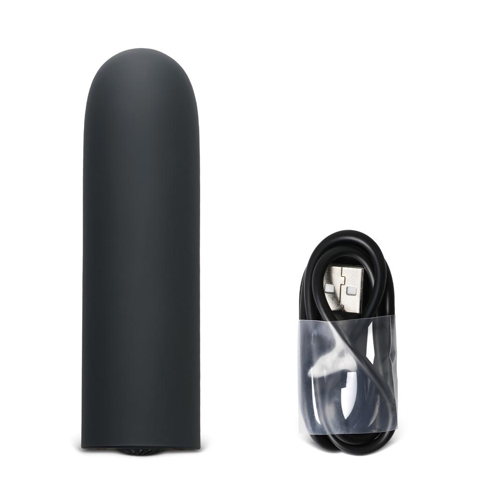 10 Speeds Black Color Rechargeable Vibrating Bullet