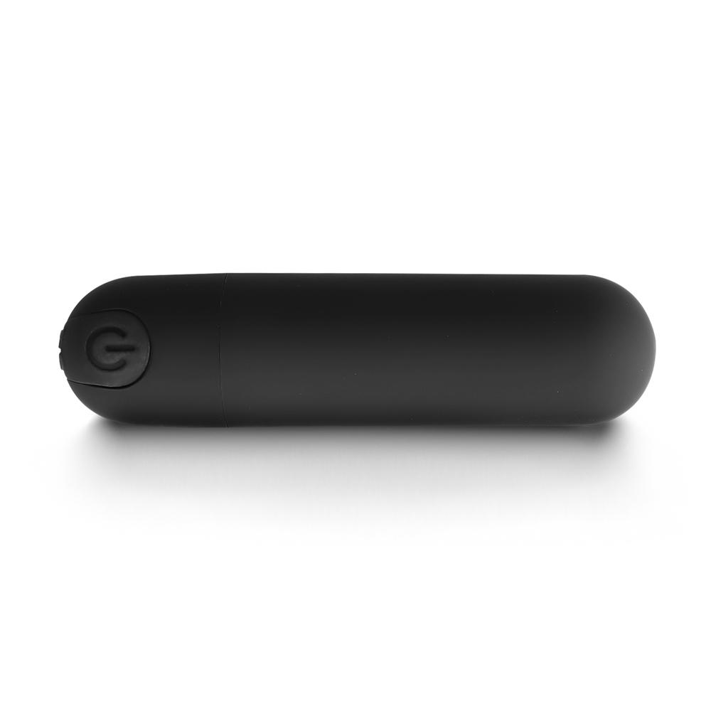 10 Speeds Black Color USB Recharging Vibrating Bullet