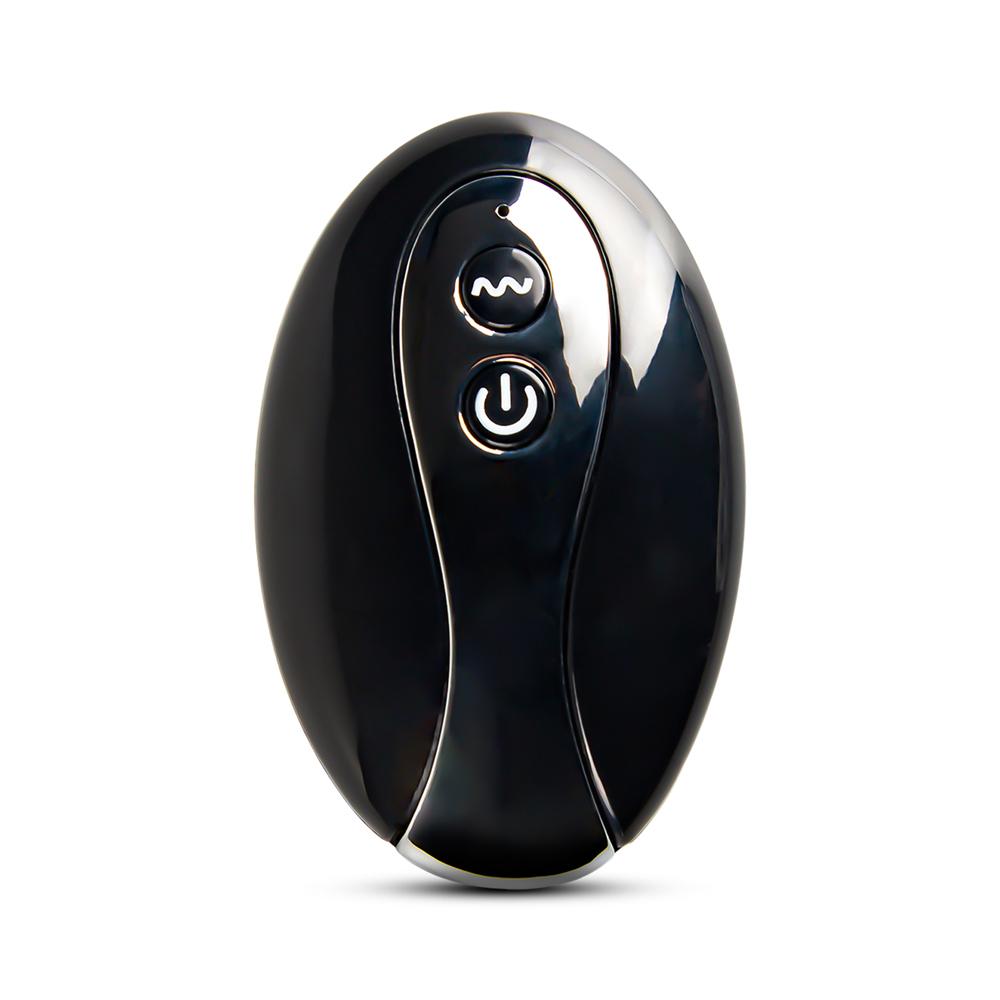 10 Speeds Black Tail Remote Control Rechargeable Vibrating Butt Plug