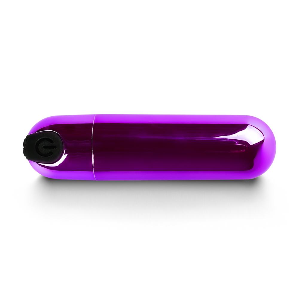 10 Speeds Electroplated Purple Color USB Recharging Vibrating Bullet