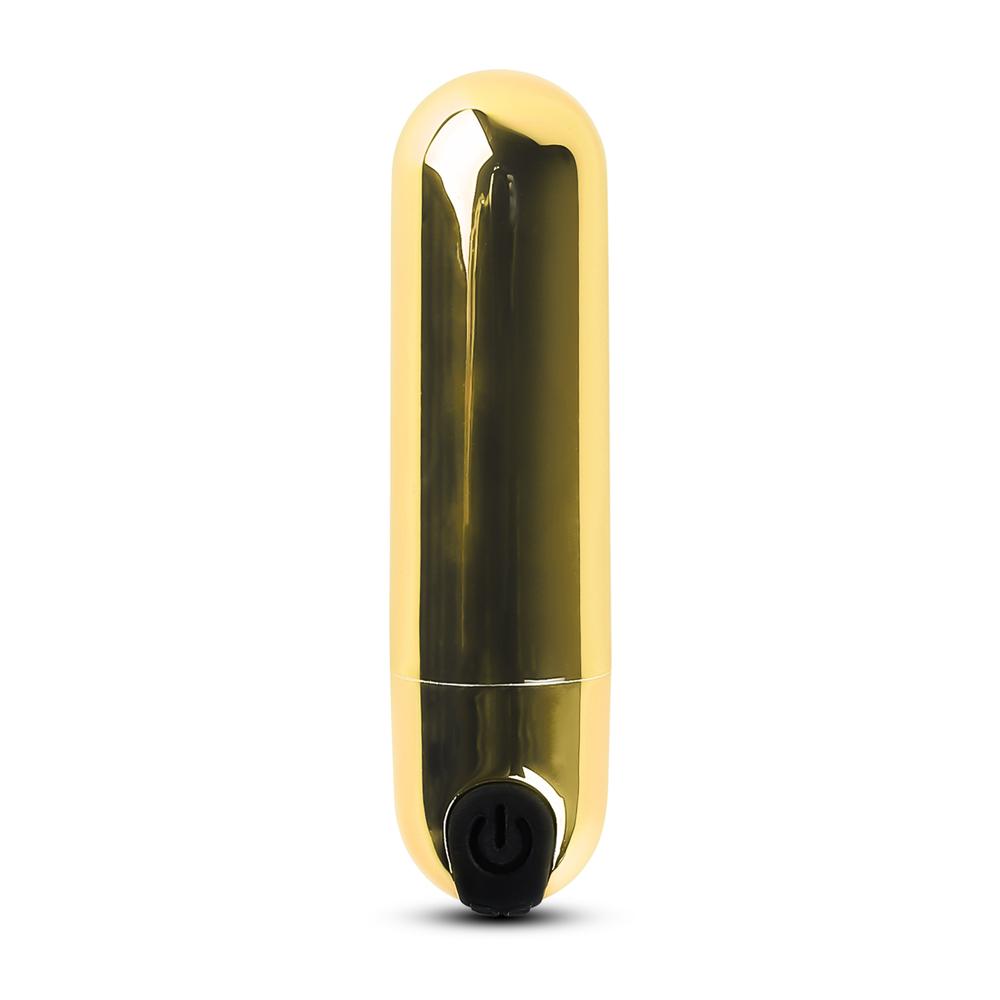 10 Speeds Gold Color USB Recharging Vibrating Bullet