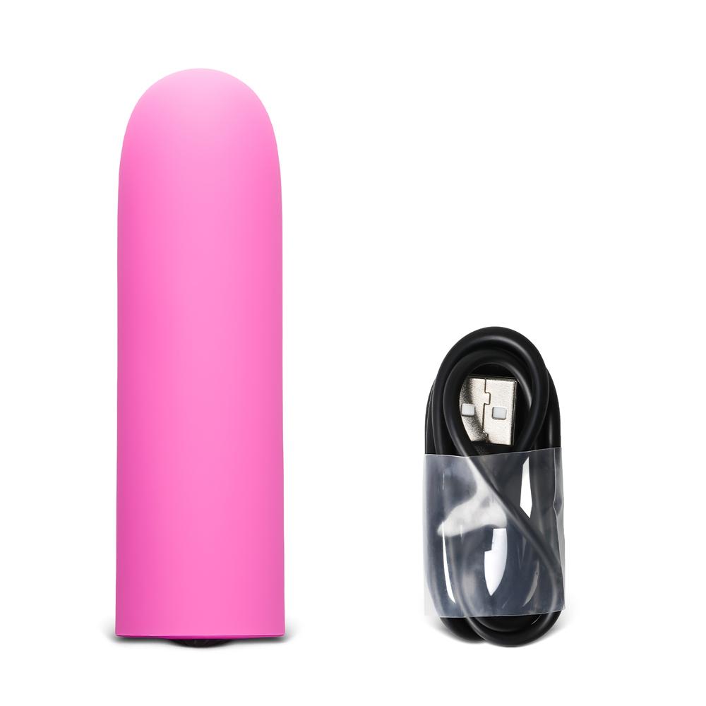 10 Speeds Pink Color Rechargeable Vibrating Bullet