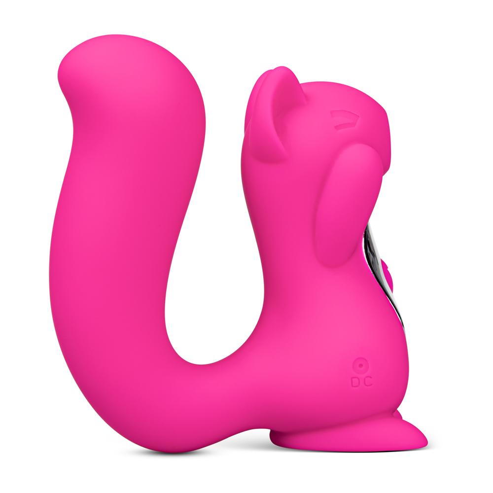 10 Speeds Pink Color Silicone Squirrel Clitoral Sucking Massager