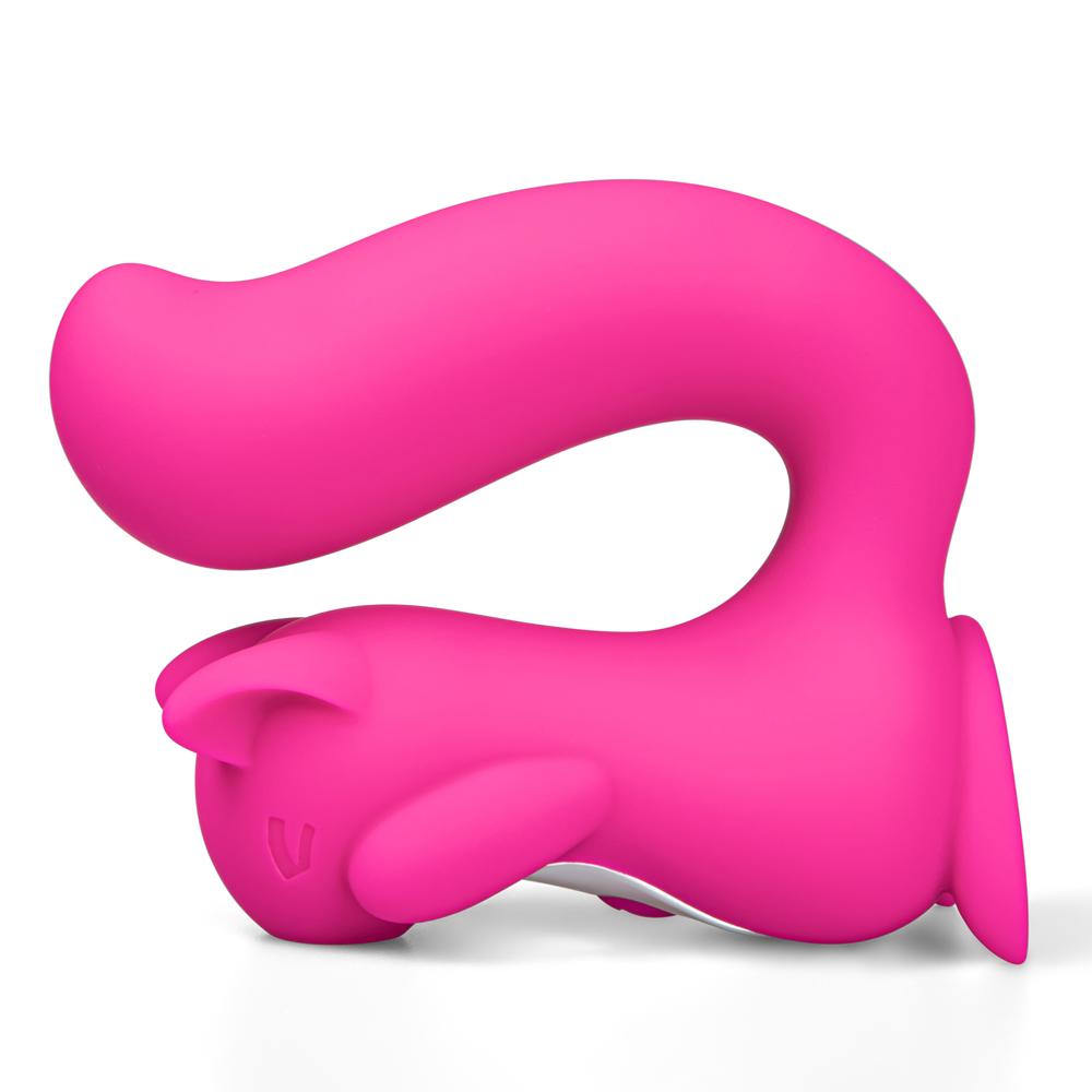 10 Speeds Pink Color Silicone Squirrel Clitoral Sucking Massager