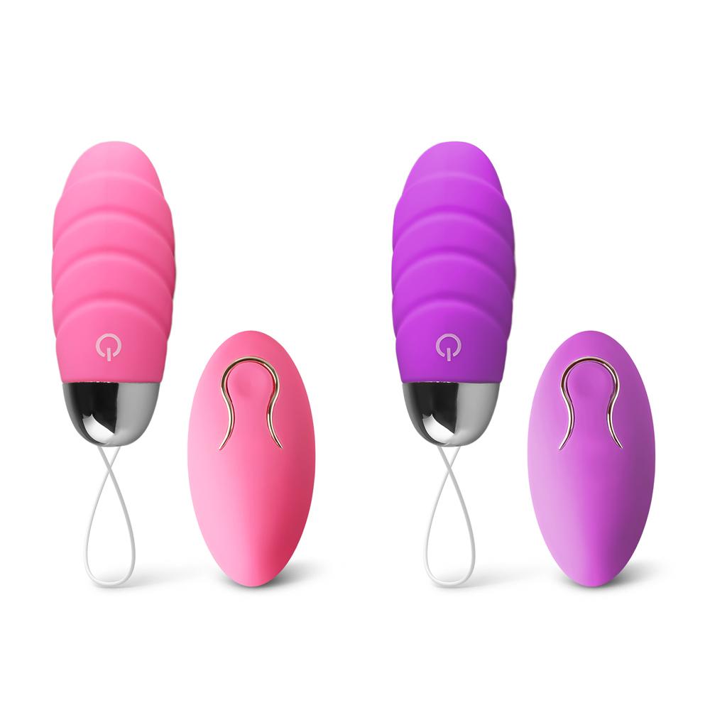 10 Speeds Pink Rechargeable Remote Control Vibrating Egg