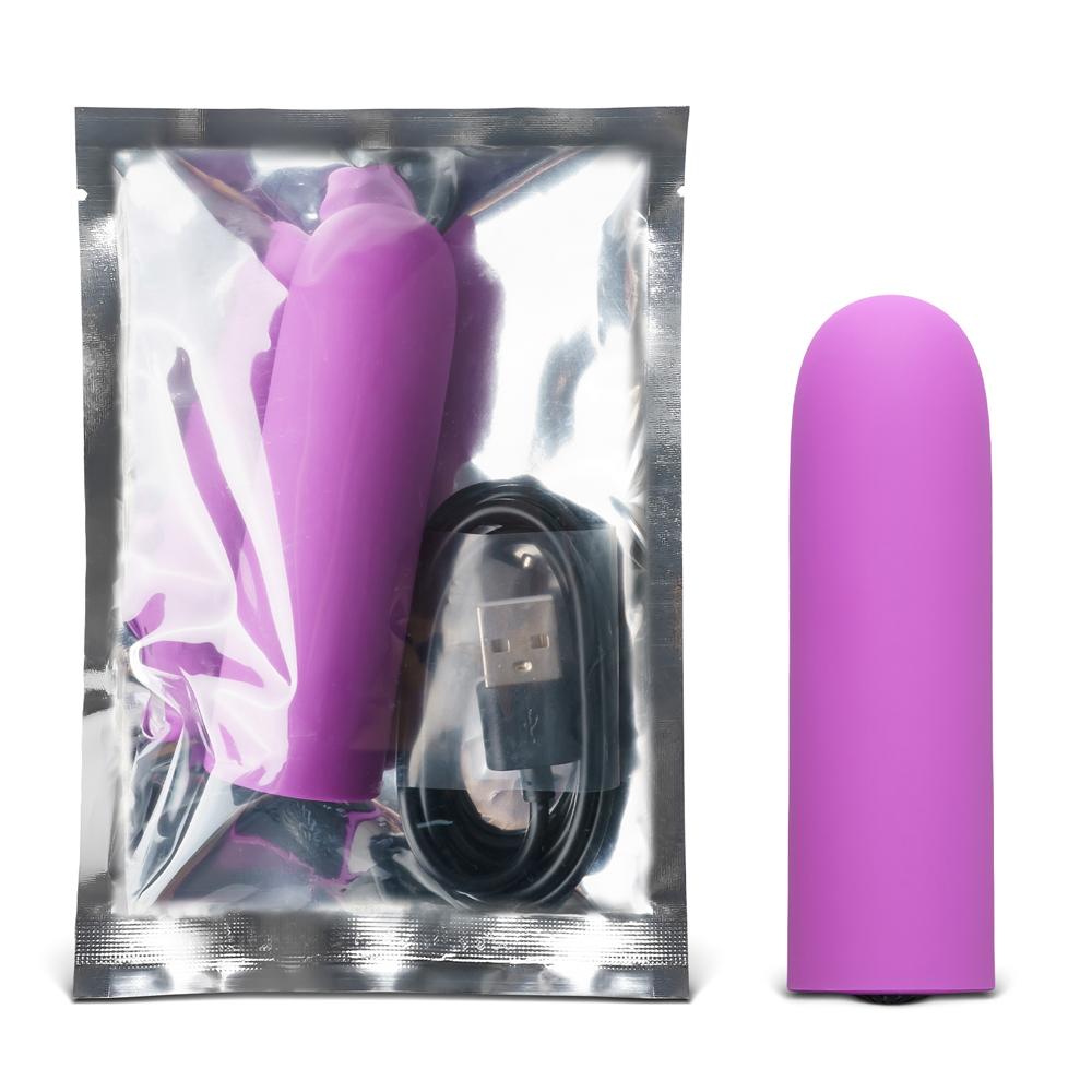 10 Speeds Purple Color Rechargeable Vibrating Bullet