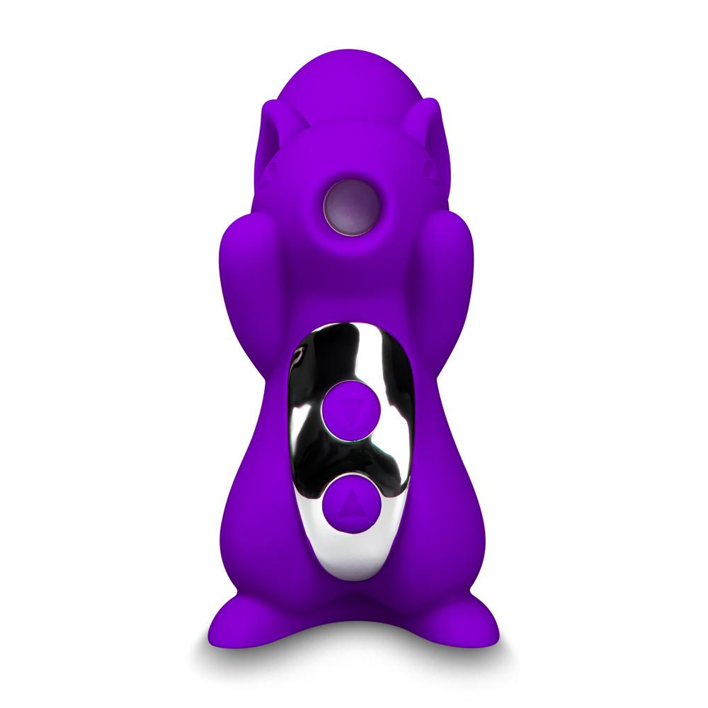 10 Speeds Purple Color Silicone Squirrel Clitoral Sucking Massager