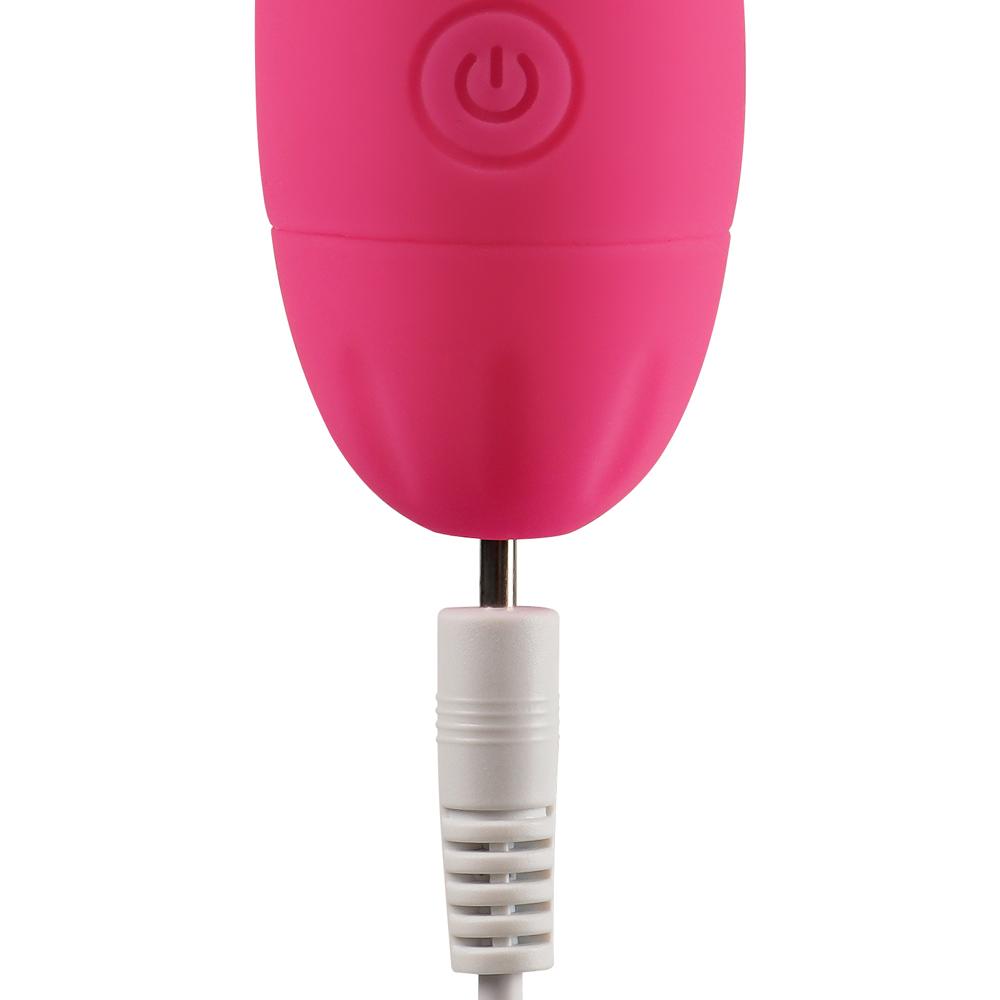 10 Speeds Rechargeable Silicone Pink Color Classic Vibrator