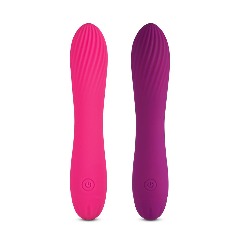 10 Speeds Rechargeable Silicone Purple Color Classic Vibrator