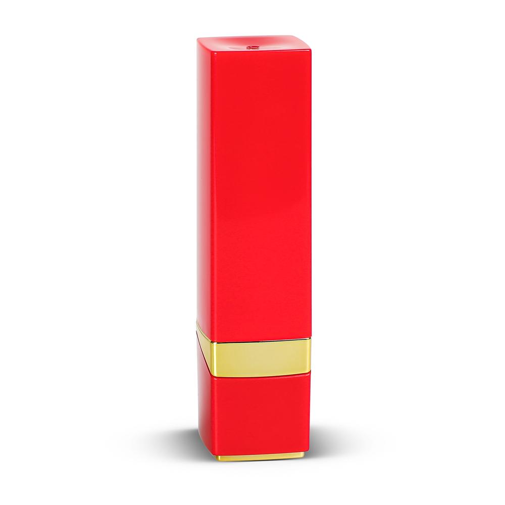 10 Speeds Red Color Rechargeable Silicone Vibrating Lipstick