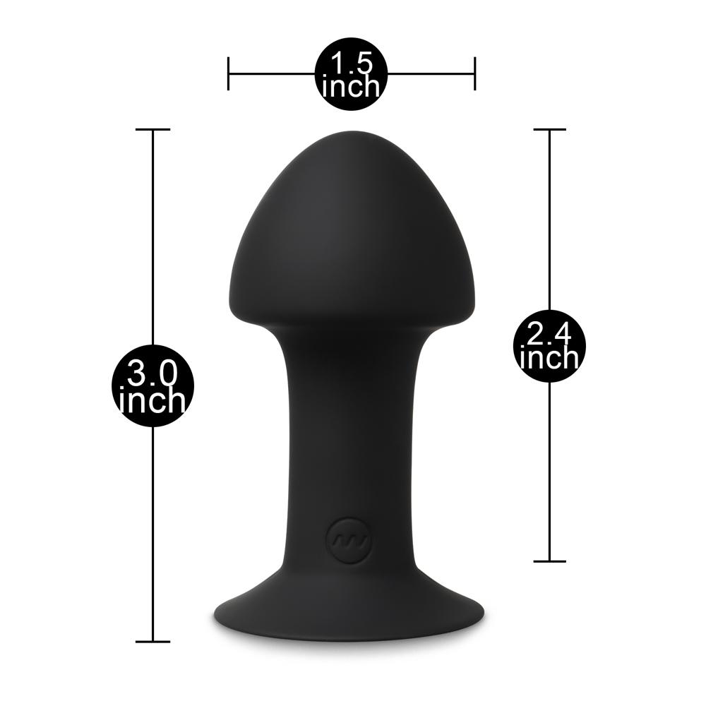 10 Speeds Remote Control Silicone Vibrating Butt Plug