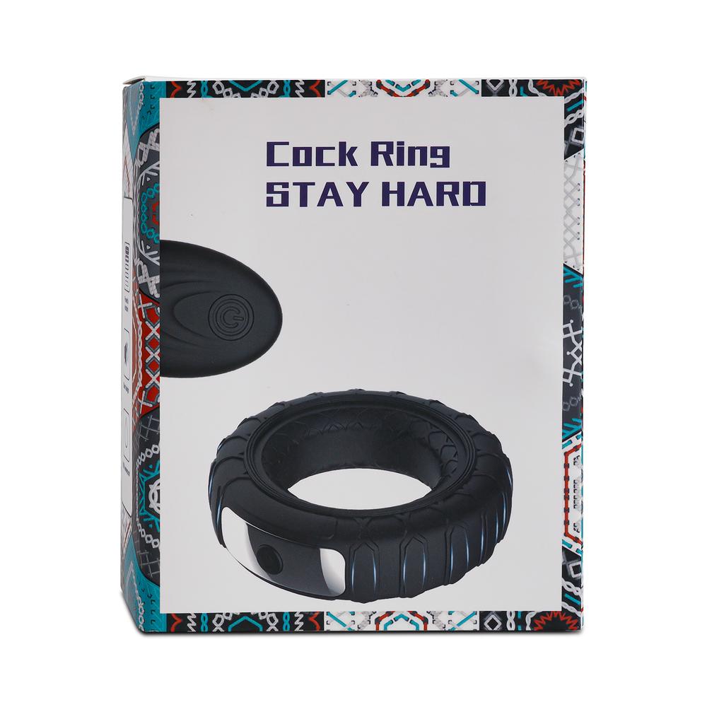 10 Speeds Remote Control Silicone Vibrating Cock Ring ( 2 Motors )