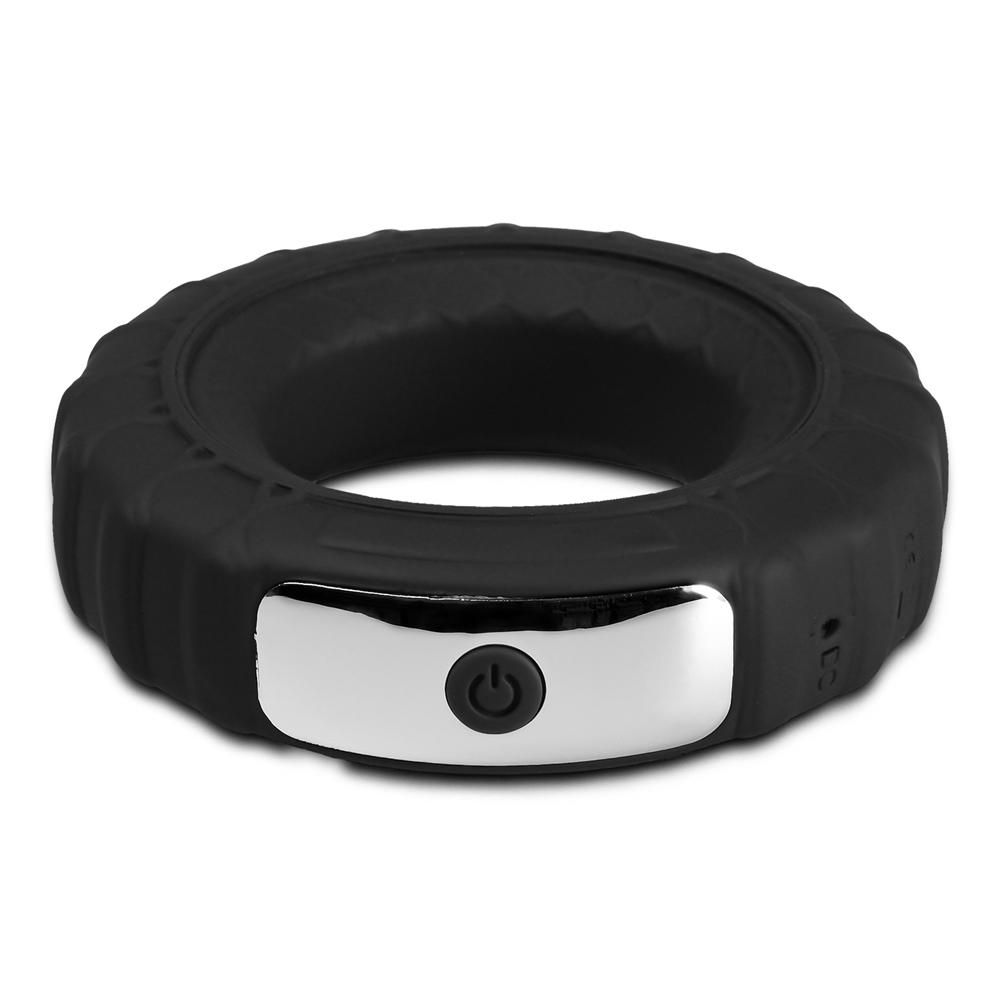 10 Speeds Remote Control Silicone Vibrating Cock Ring ( 2 Motors )