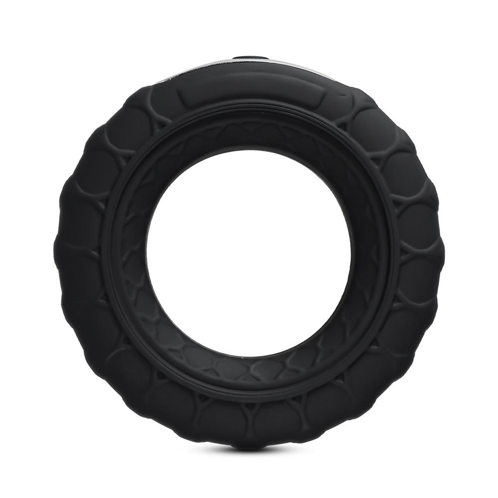 10 Speeds Remote Control Silicone Vibrating Cock Ring ( 2 Motors )