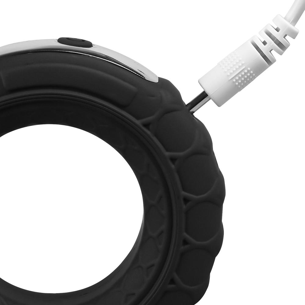 10 Speeds Remote Control Silicone Vibrating Cock Ring ( 2 Motors )