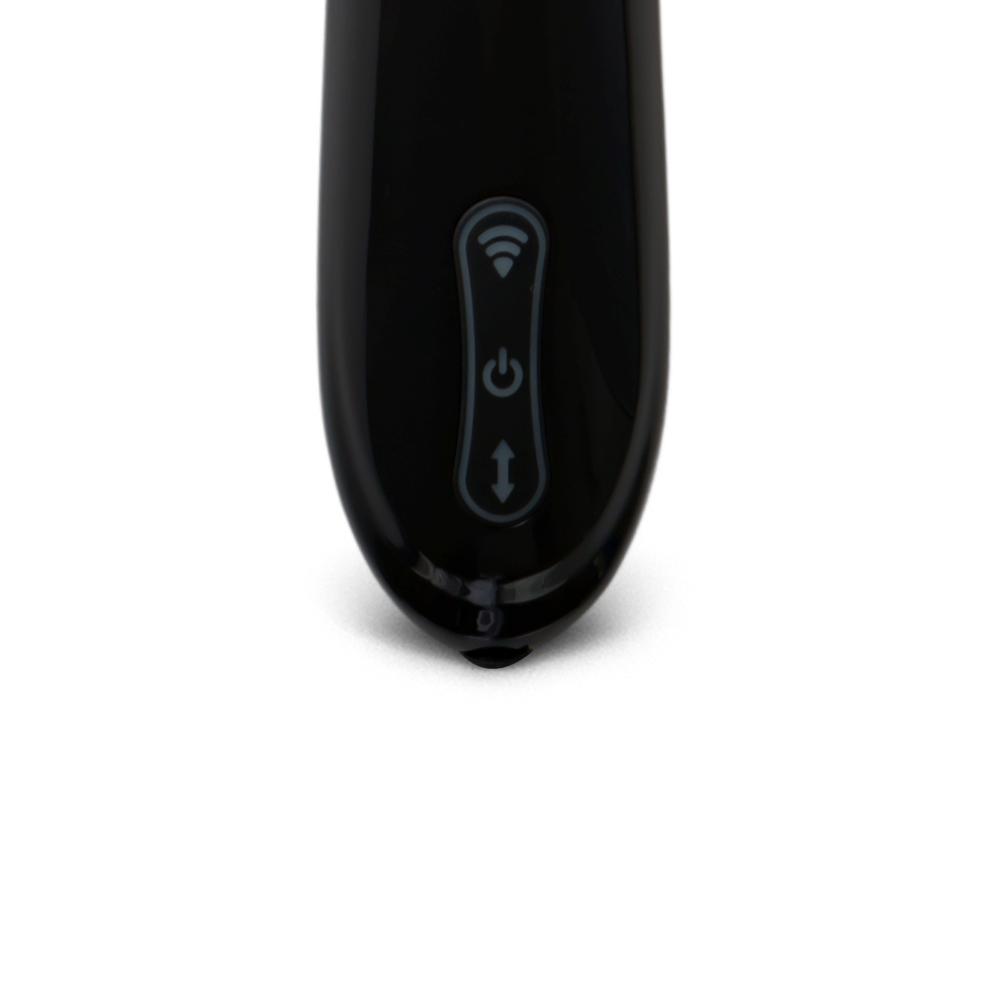 10 Speeds Remote Control Silicone Vibrator with 3 Modes Thrusting Function and Base