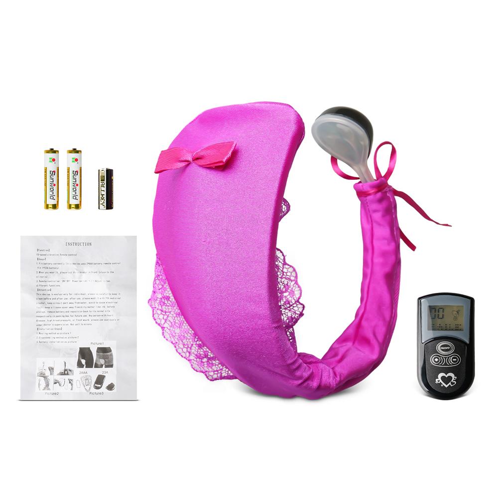 10 Speeds Remote Control Vibrating Underwear (LCD Screen)