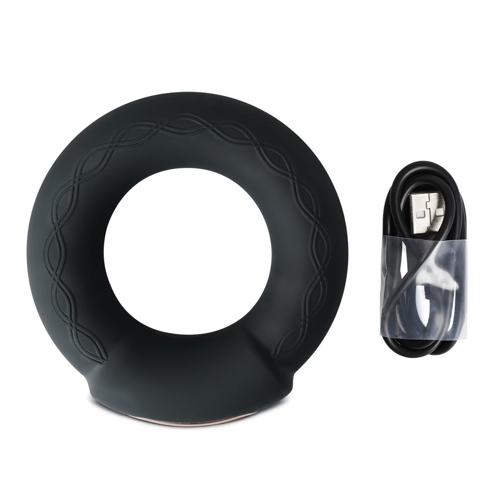 10 Speeds Silicone Rechargeable Vibrating Cock Ring Type II