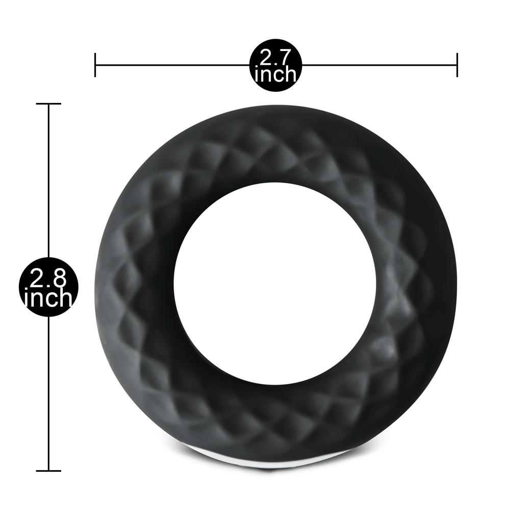 10 Speeds Silicone Rechargeable Vibrating Cock Ring Type II