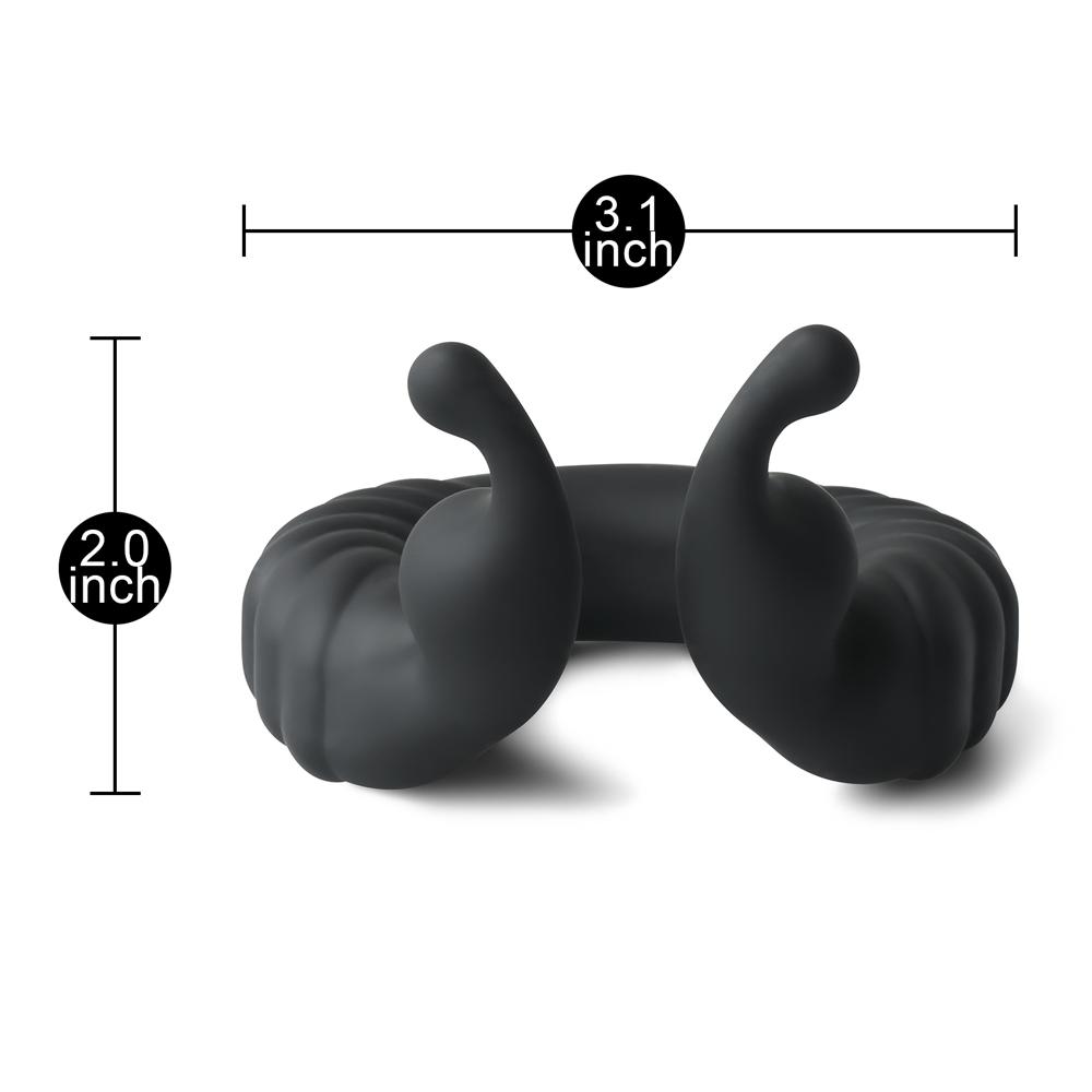 10 Speeds Silicone Rechargeable Vibrating Cock Ring Type III