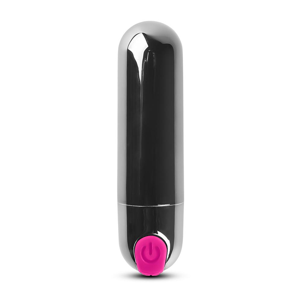 10 Speeds Silver Color USB Recharging Vibrating Bullet