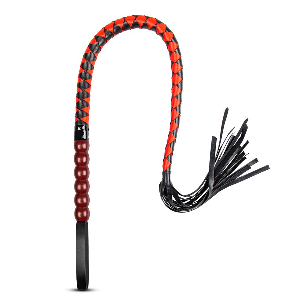 103 CM Black and Red Whip