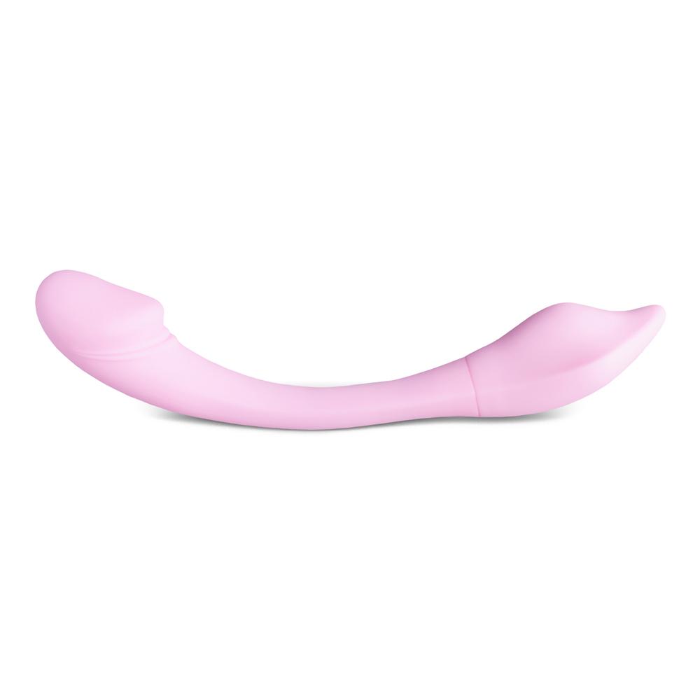 11-Speed Pink Vibrator with App Control, Waterproof, USB Rechargeable, 7.88" Length, 5.12" Insertable