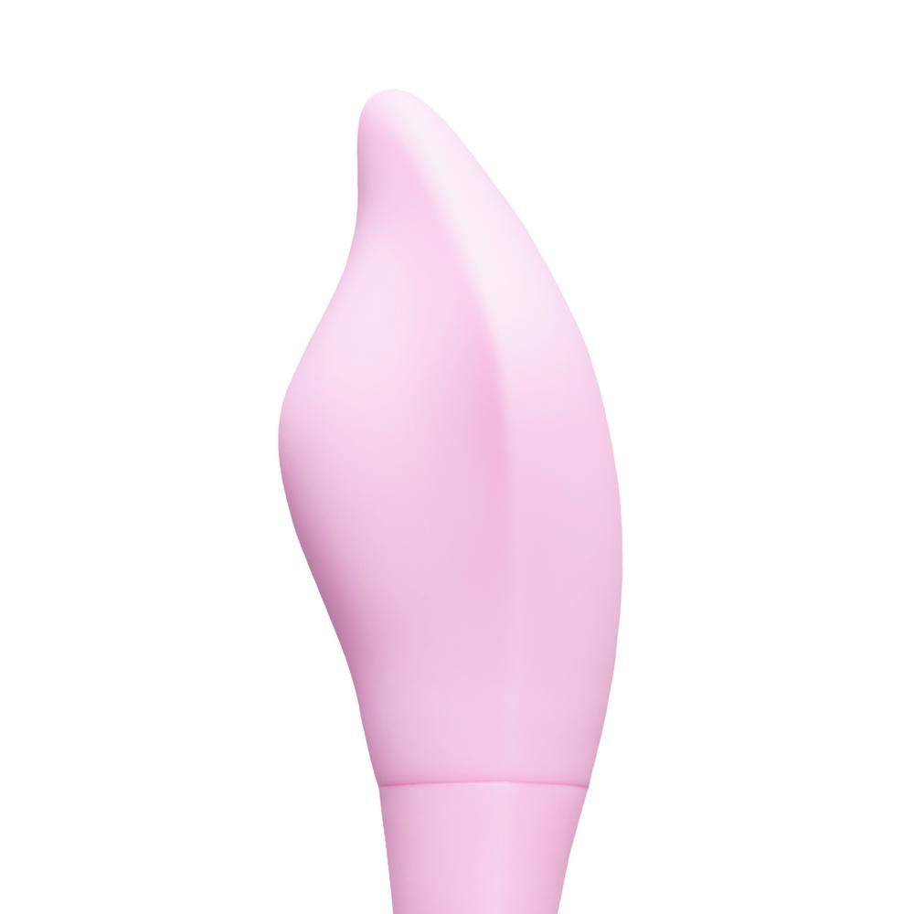 11-Speed Pink Vibrator with App Control, Waterproof, USB Rechargeable, 7.88" Length, 5.12" Insertable