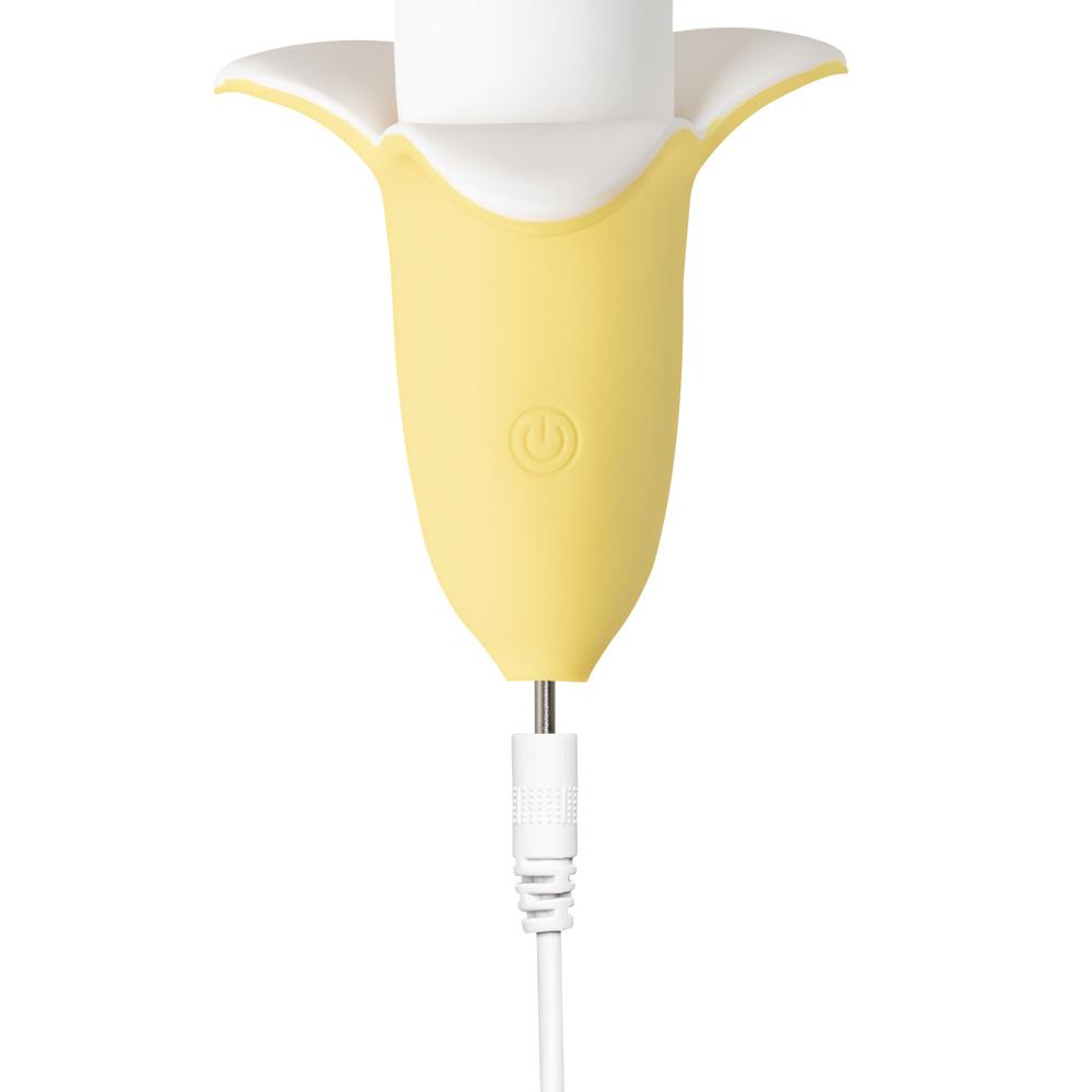 12-Speed Banana Silicone Thrusting Vibrator