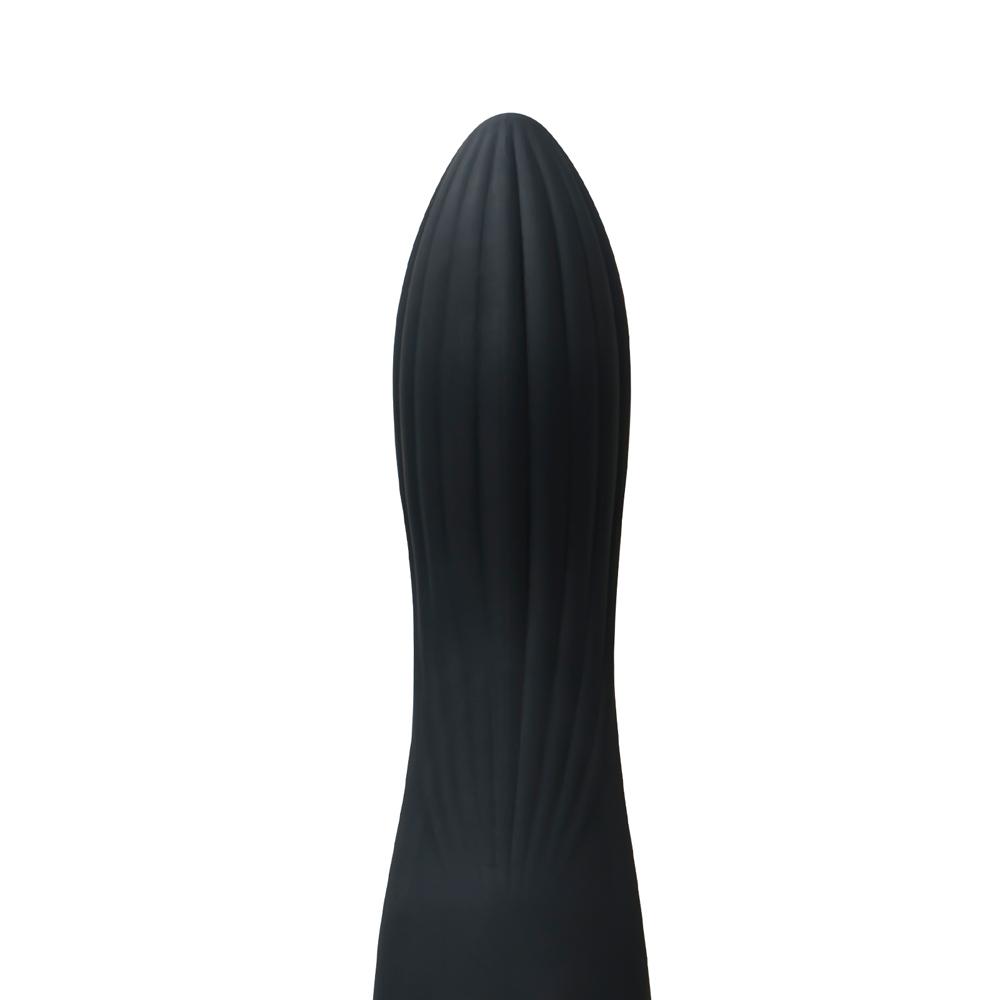 12-Speed Black Color Rechargeable Silicone Vibrator