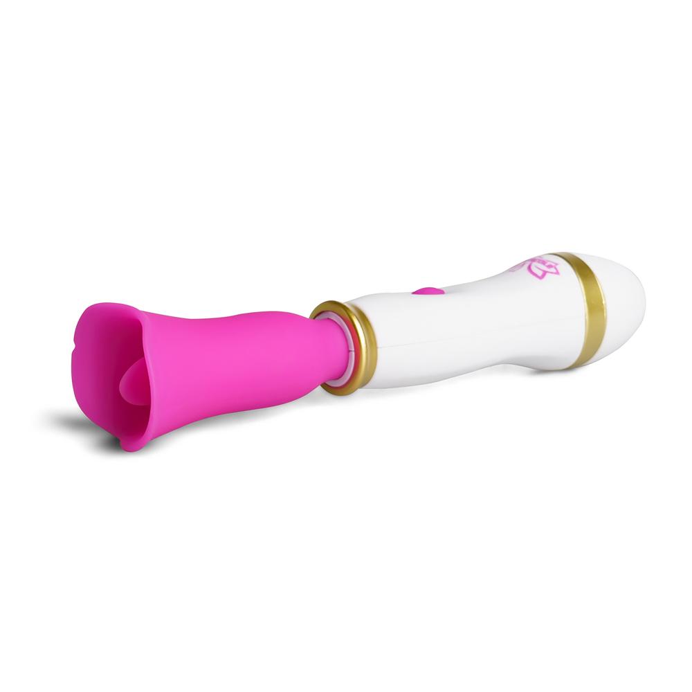 12-Speed Magenta Color Mini Vibrating Tongue