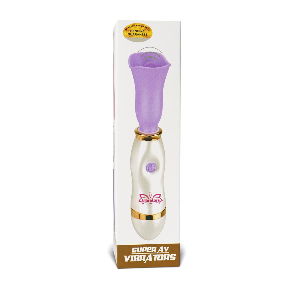 12-Speed Magenta Color Mini Vibrating Tongue