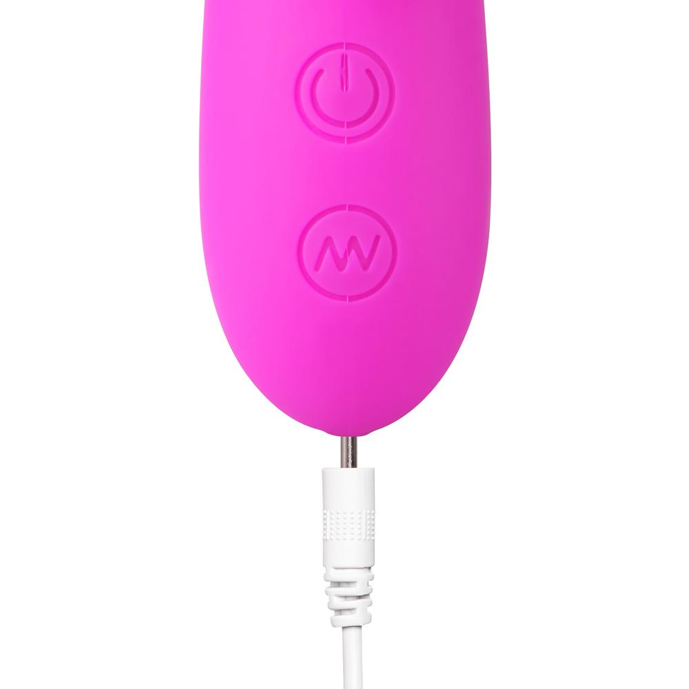 12-Speed Pink Color Silicone Rabbit Vibrator