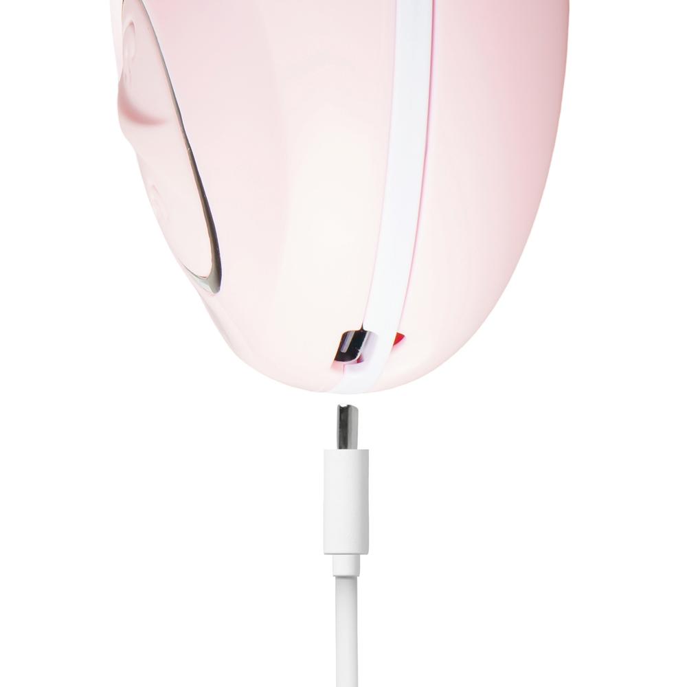 12-Speed Pink Rechargeable Vibrating & Sucking Egg