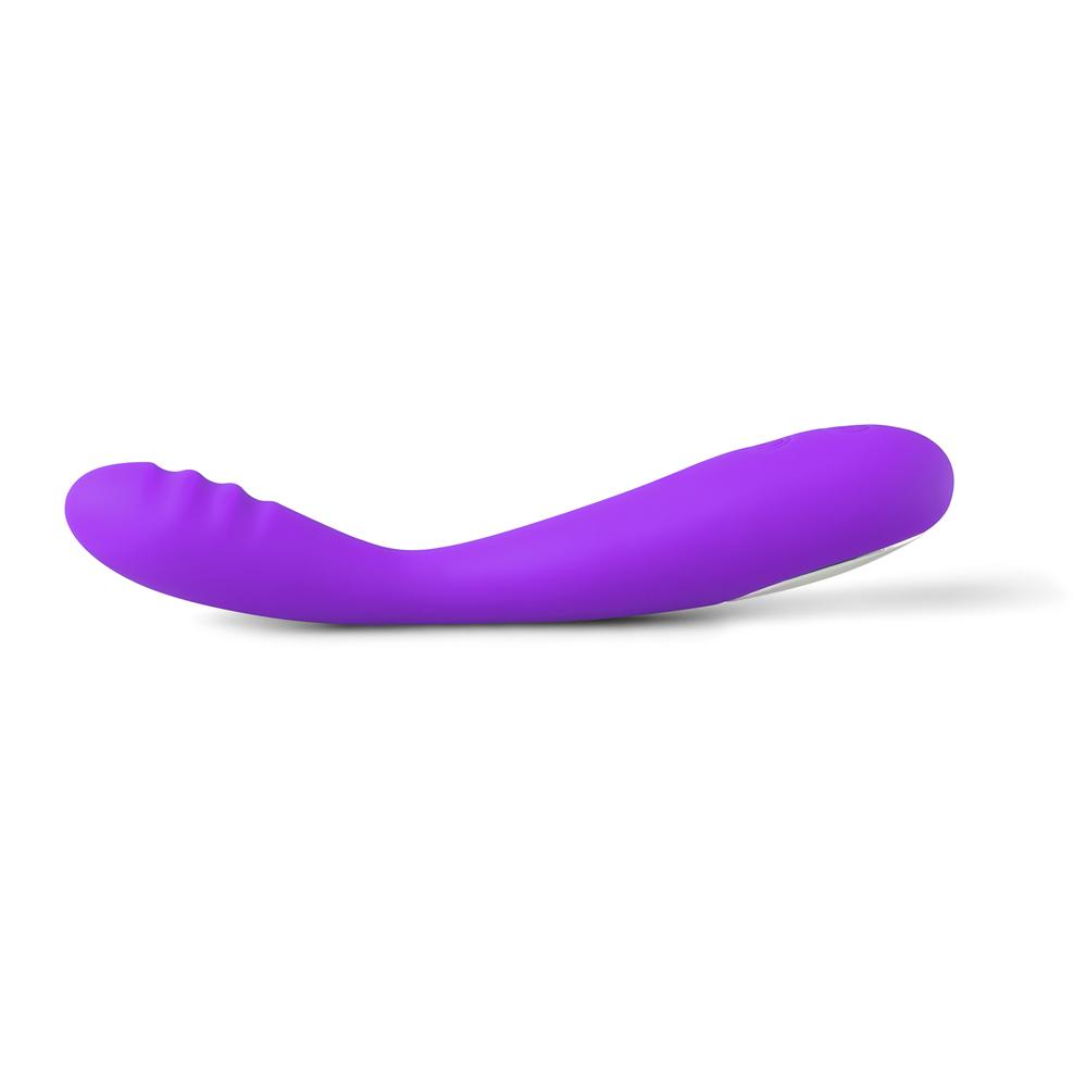 12-Speed Purple Color Silicone Classic G-Spot Vibrator