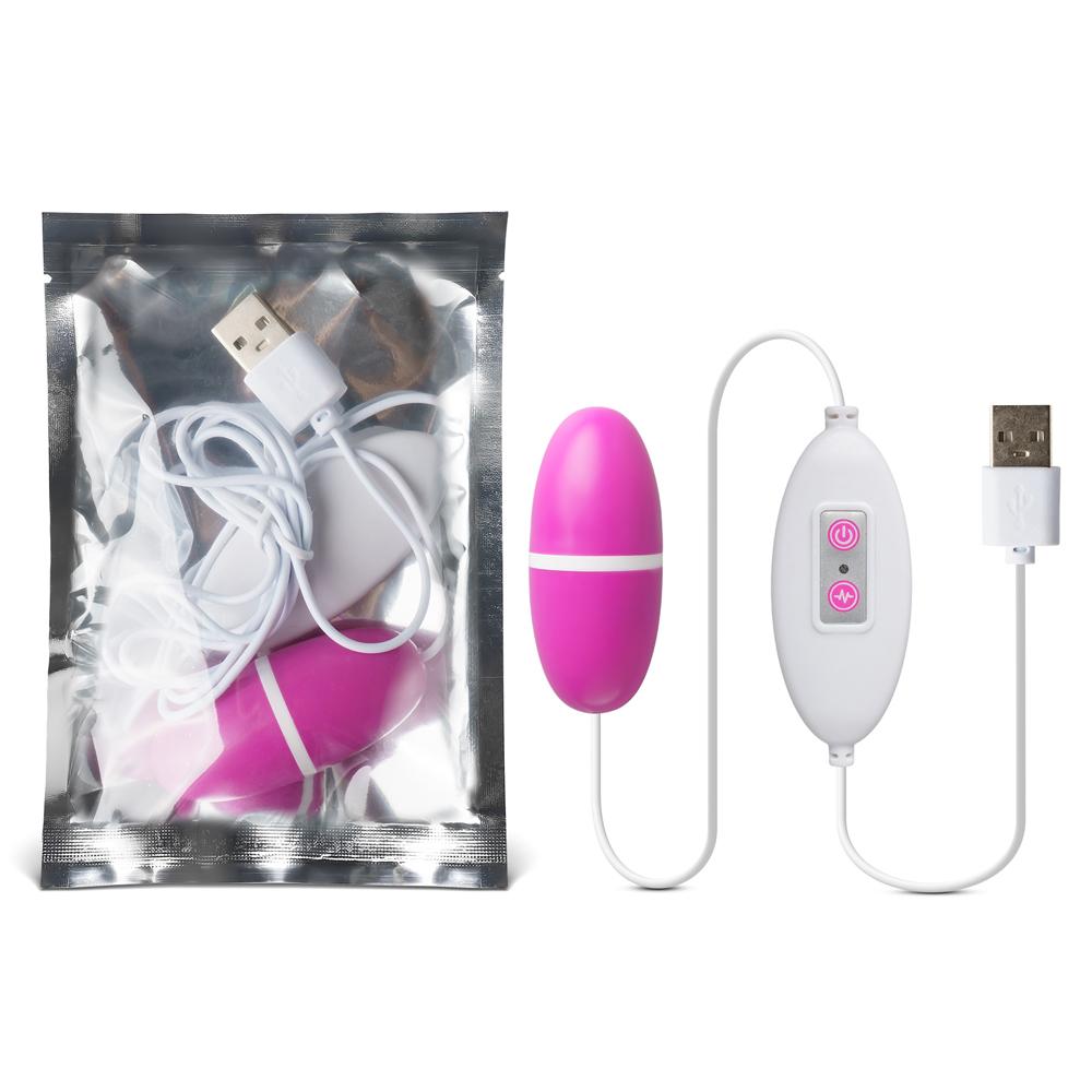 12-Speed USB Power Magenta Color Vibrating Egg