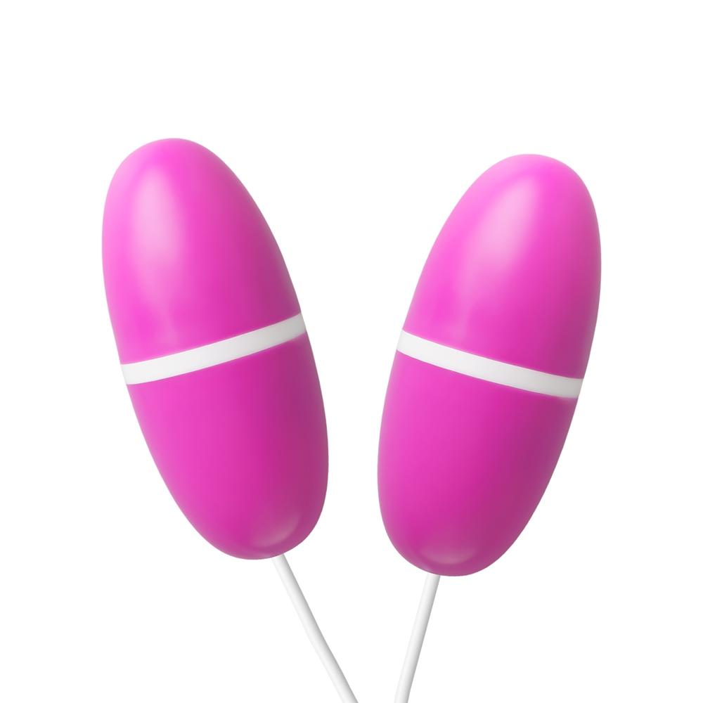 12-Speed USB Power Pink Color Dual Vibrating Egg